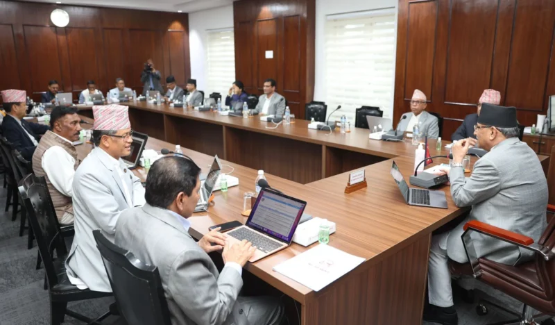 मन्त्रिपरिषद्को निर्णय: इजाजत पत्र पाएपनि यात्रा अनुमति नलिएका हतियार बोक्न रोक