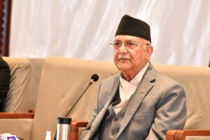 प्रधानमन्त्री ओलीले कोशी प्रदेशसभामा सम्बोधन गर्दै