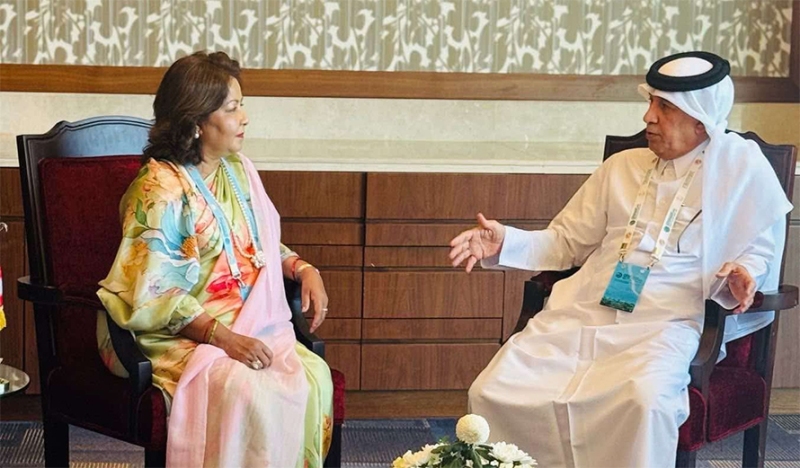 परराष्ट्रमन्त्री देउवा र कतारका विदेशमन्त्रीबीच भेटवार्ता, विपिनको रिहाइमा सहयोग गरिदिन आग्रह