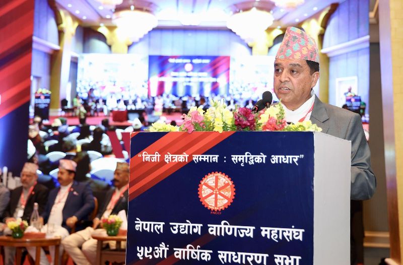 आर्थिक सम्मृद्धि र विकासको नेतृत्व अब निजी क्षेत्रले गर्नुपर्छ : अध्यक्ष ढकाल