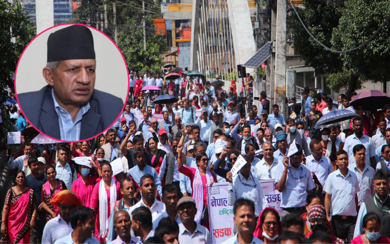 शिक्षक साथीहरू ! आगो झोसेर रोटी सेकाउन खोज्ने प्रवृत्तिसँग होशियार रहनुस् : प्रदिप ज्ञवाली