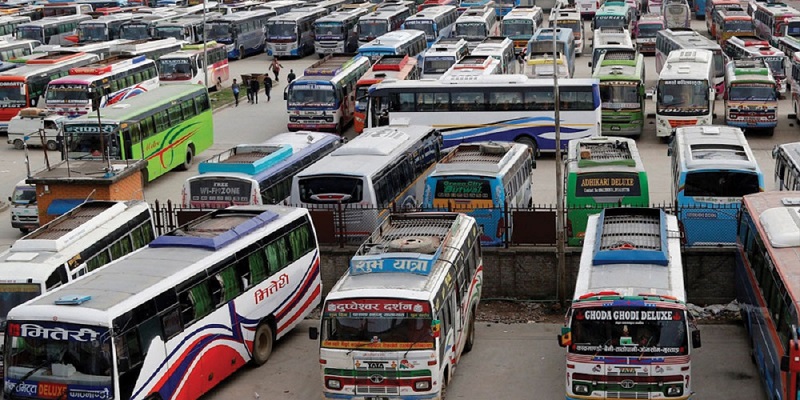 अनिश्चितकालीन सार्वजनिक यातायात बन्दको घोषणा