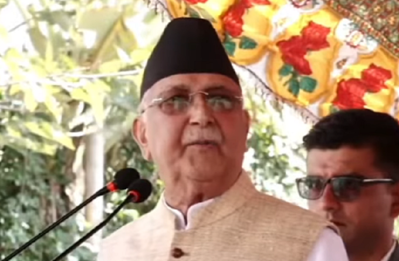 ओलीको आरोपः सडक प्रदर्शनबाट बनेको यो सरकार असंवैधानिक