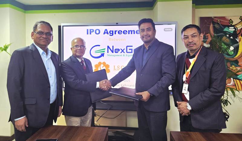 नेक्सजेन म्यानेजमेन्ट एण्ड इक्विटी सोलुसन्सले आईपीओ निष्काशन गर्ने, बिक्री प्रबन्धकमा लक्ष्मी सन्राइज क्यापिटल