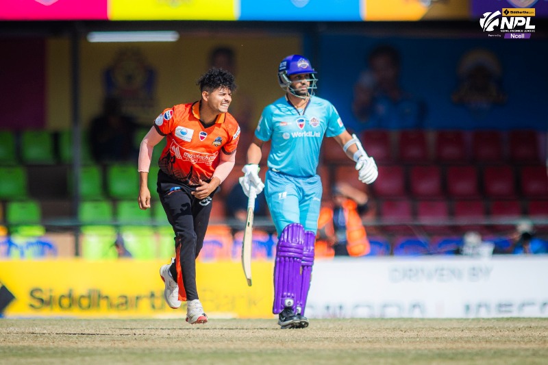 एनपीएल–२: काठमान्डुद्धारा चितवनलाई जितका लागि १४३ रनको लक्ष्य प्रस्तुत