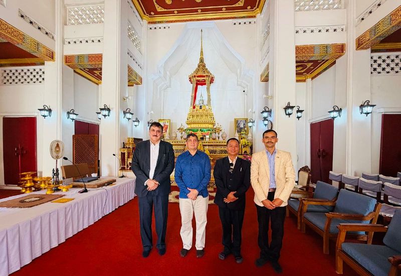 पाकिस्तानका राजदूत हासमीको लुम्बिनी–भरतपुर भ्रमण, आँखा अस्पताललाई डिजिटल सहयोग